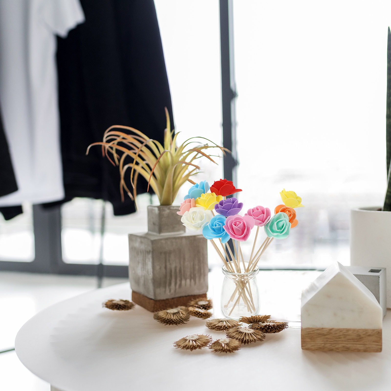 Shop Home Fragrance - Białe patyczki do dyfuzora zapachowego do