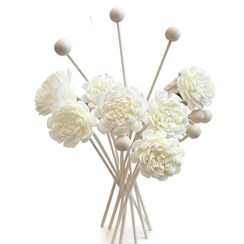 Reed Diffuser Set - 10 SZT. Sztuczne Kwiatowe Patyczki z