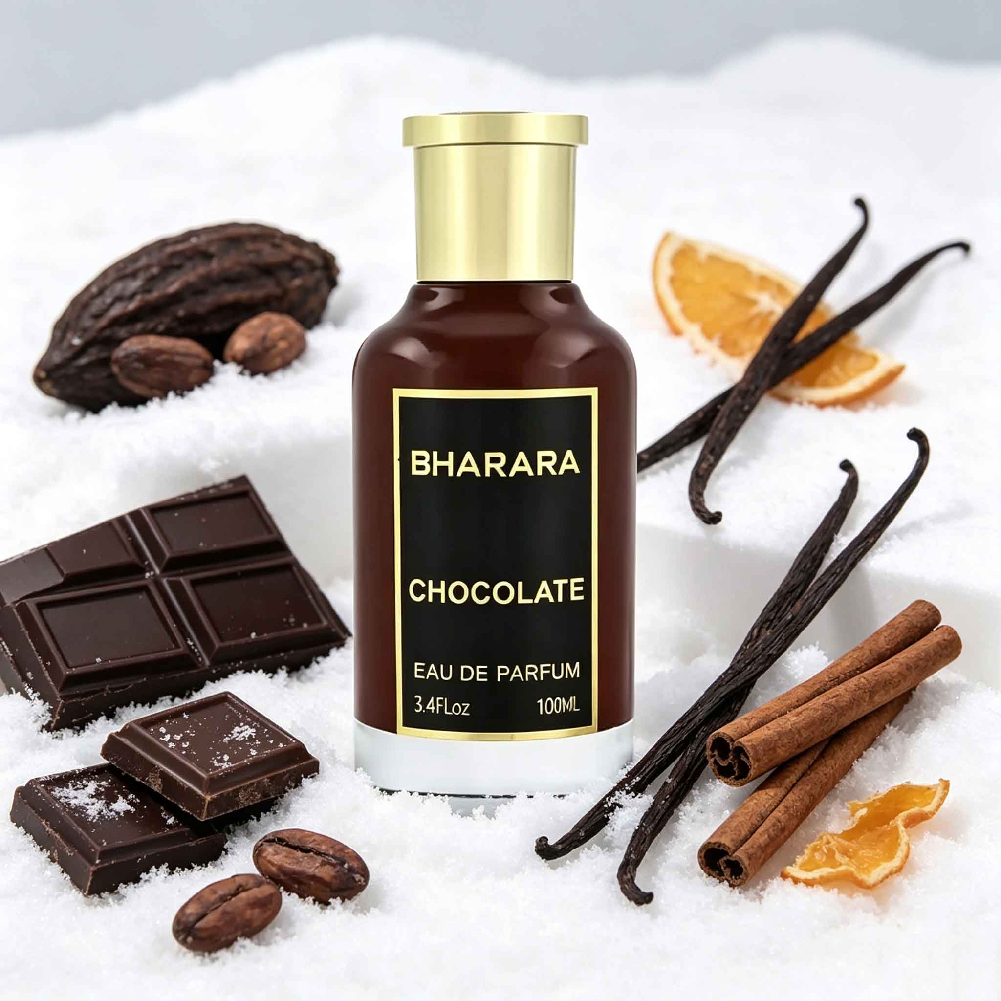 Home Fragrance Long Lasting - Bharara Chocolate Long-Lasting EDP, bogaty, wielowarstwowy,