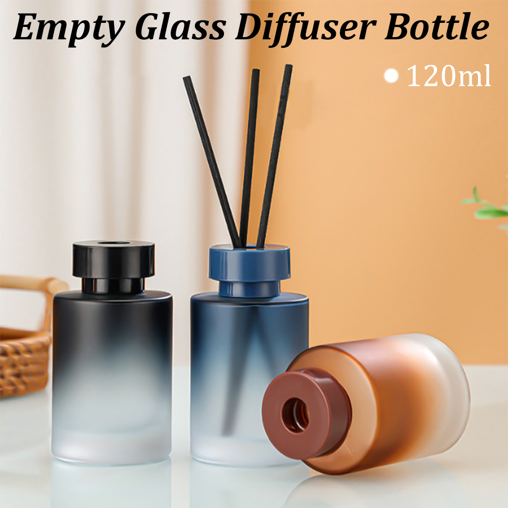 Home Fragrance Jar - Butelka dyfuzora szklana pusta 120 ml,