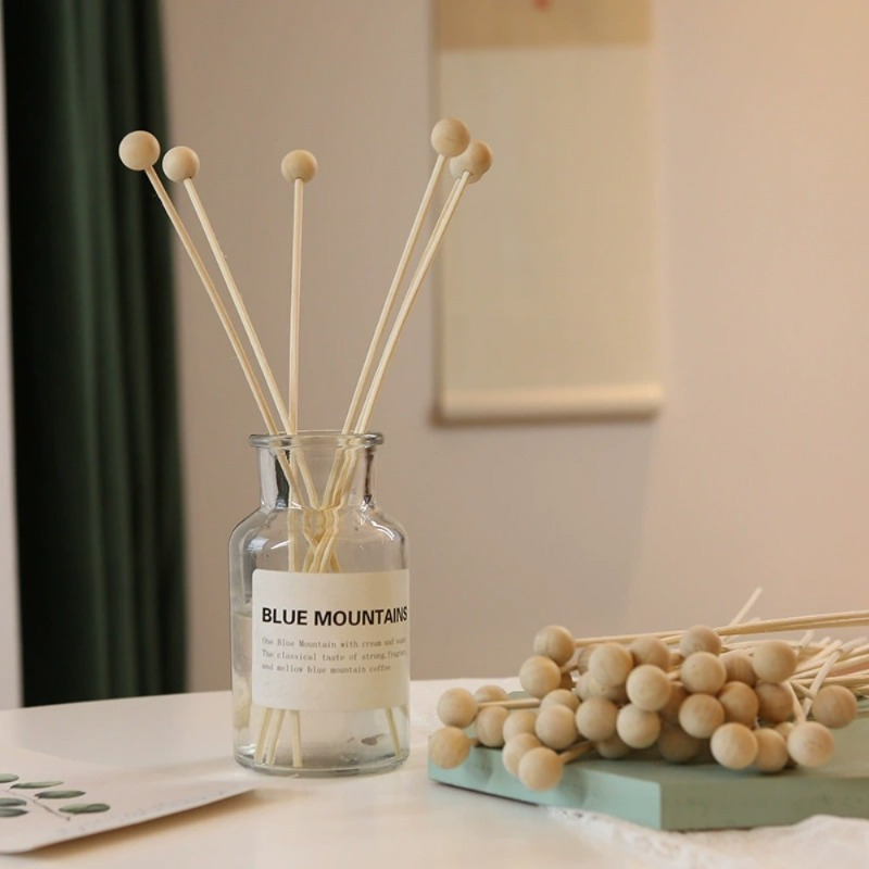 Reed Diffuser Set - 30 sztuk/partia bezogniowy drewniany kulka Aroma