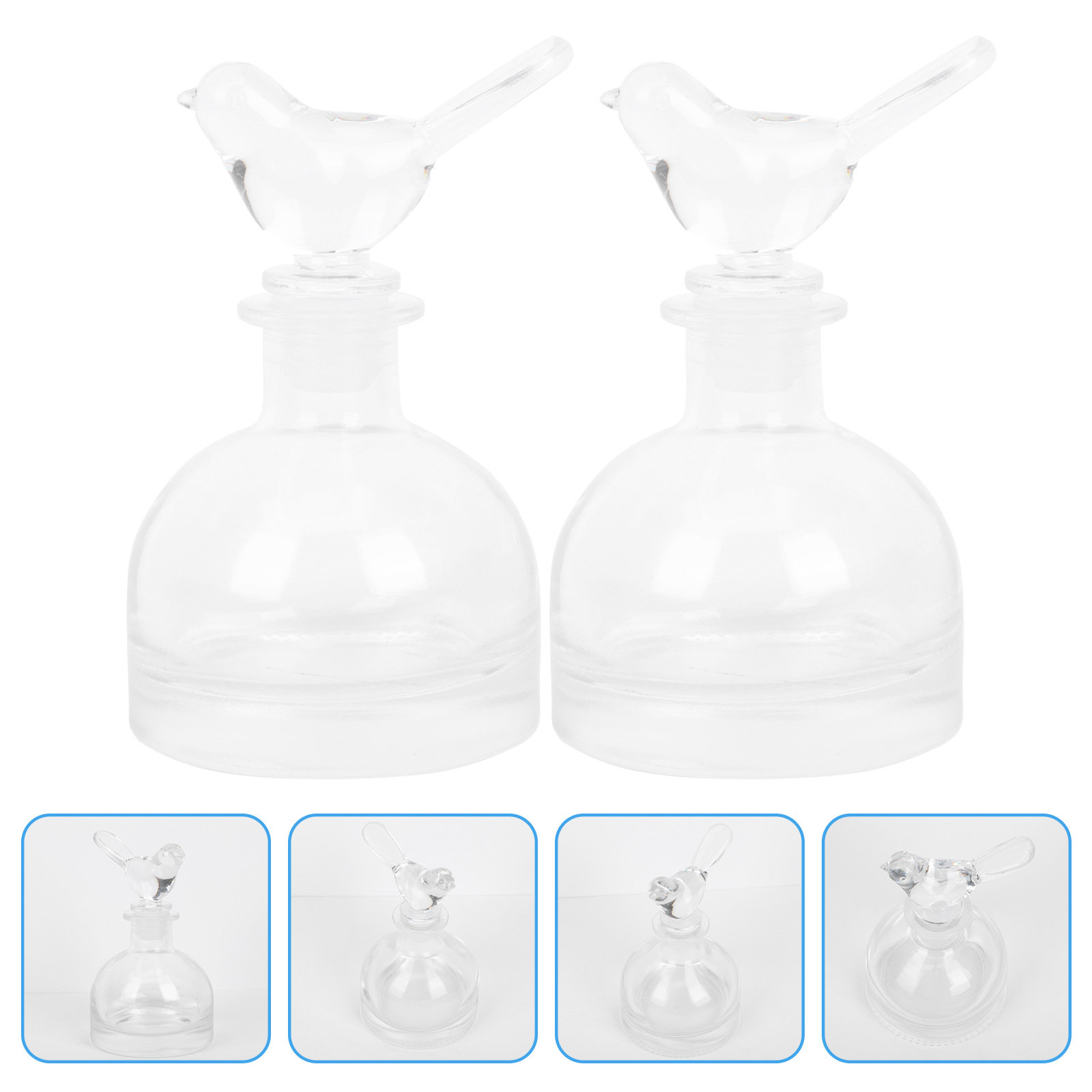 2 szt. Szklane butelki na perf – Home Fragrance Perfume recenzja i cena