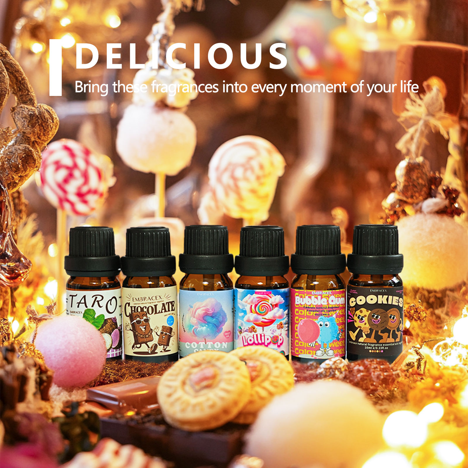 6 szt./1 zestaw Pyszne Zestawy – Home Fragrance Diffuser Oil recenzja i cena